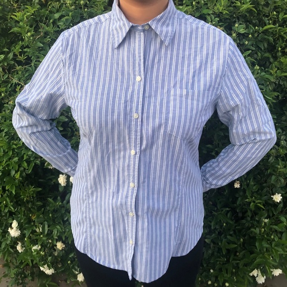 Bundle 4/$30 ❤️ Riders by Lee Striped Button Up - Picture 2 of 3